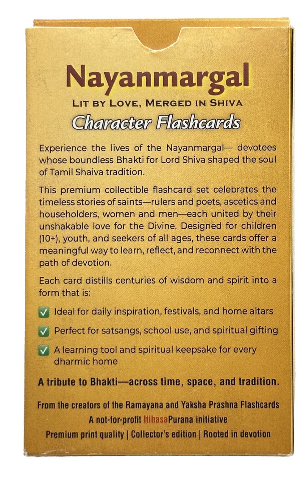 Nayanmargal - Tamil Shaivite saints - Itihasapurana