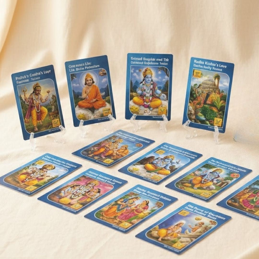 One Card a Day: A Simple Family Routine With Srimad Bhagavatam Flashcards - Itihasapurana
