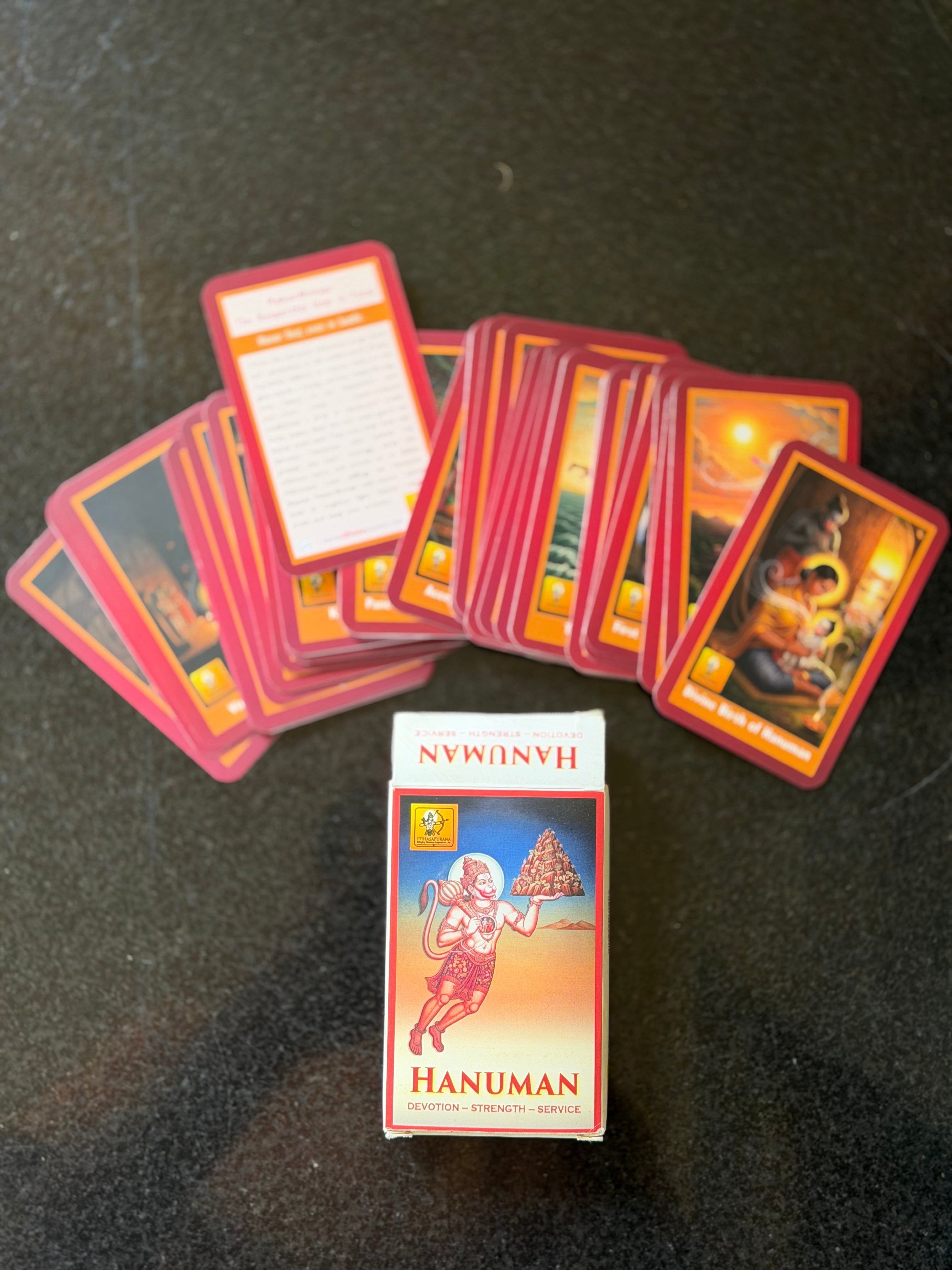 Hanuman Flashcards (56 Cards) - Devotion • Strength • Service