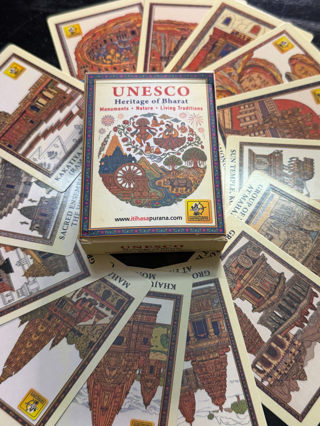 UNESCO Heritage of Bharat Flashcards for Kids