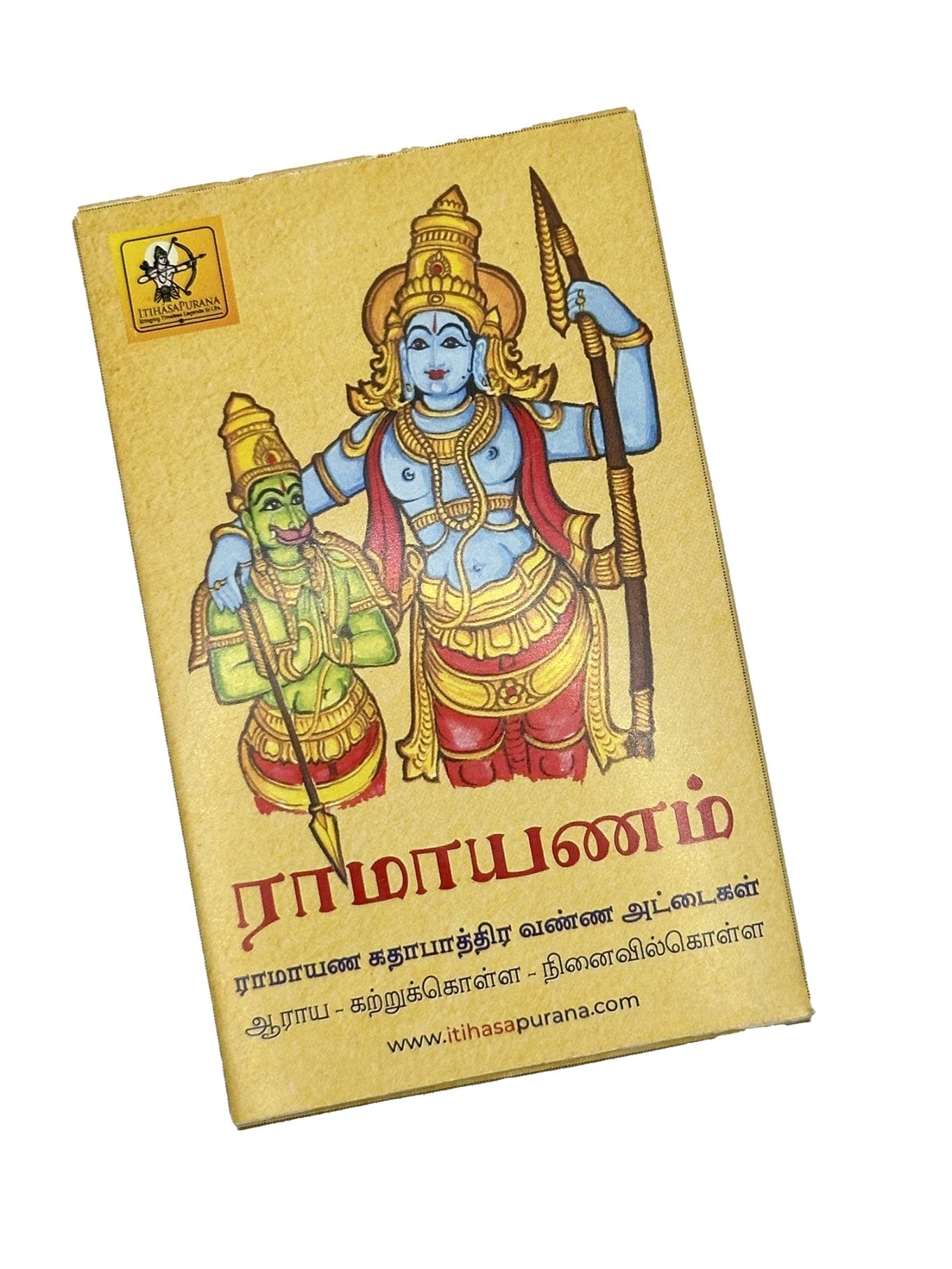 Ramayana Flashcards TAMIL – 55 Illustrated Character Cards in TAMIL - Itihasapurana