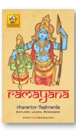 Ramayana Flashcards – 55 Illustrated Character Cards - Itihasapurana