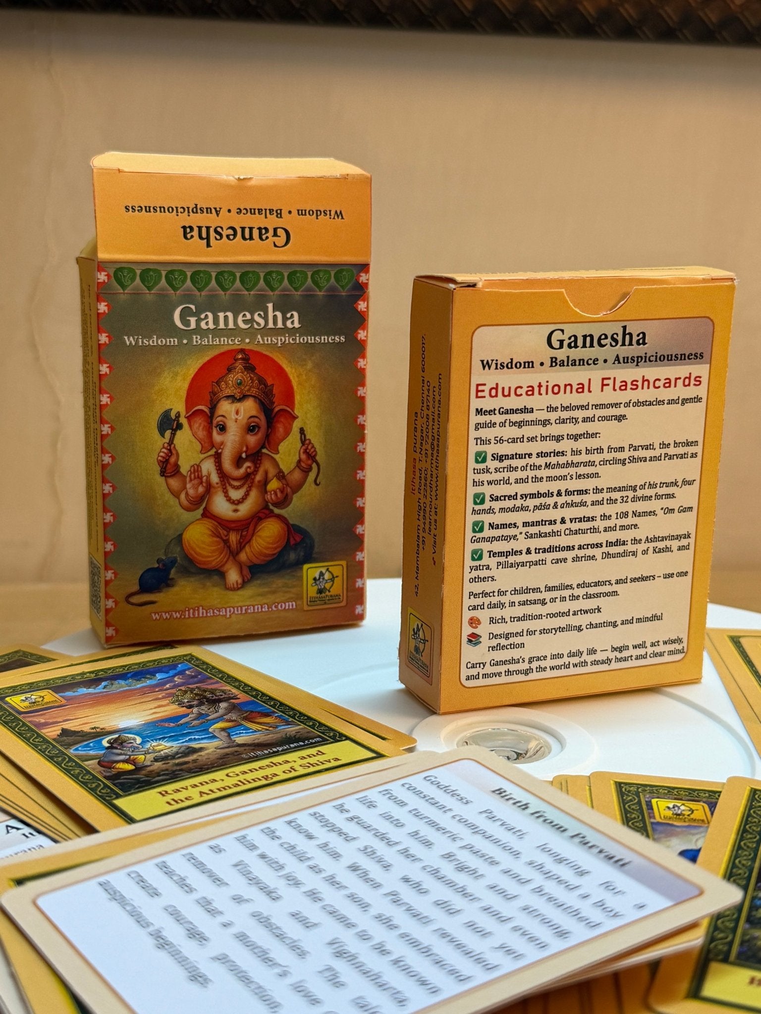 Ganesha Flashcards - Itihasapurana