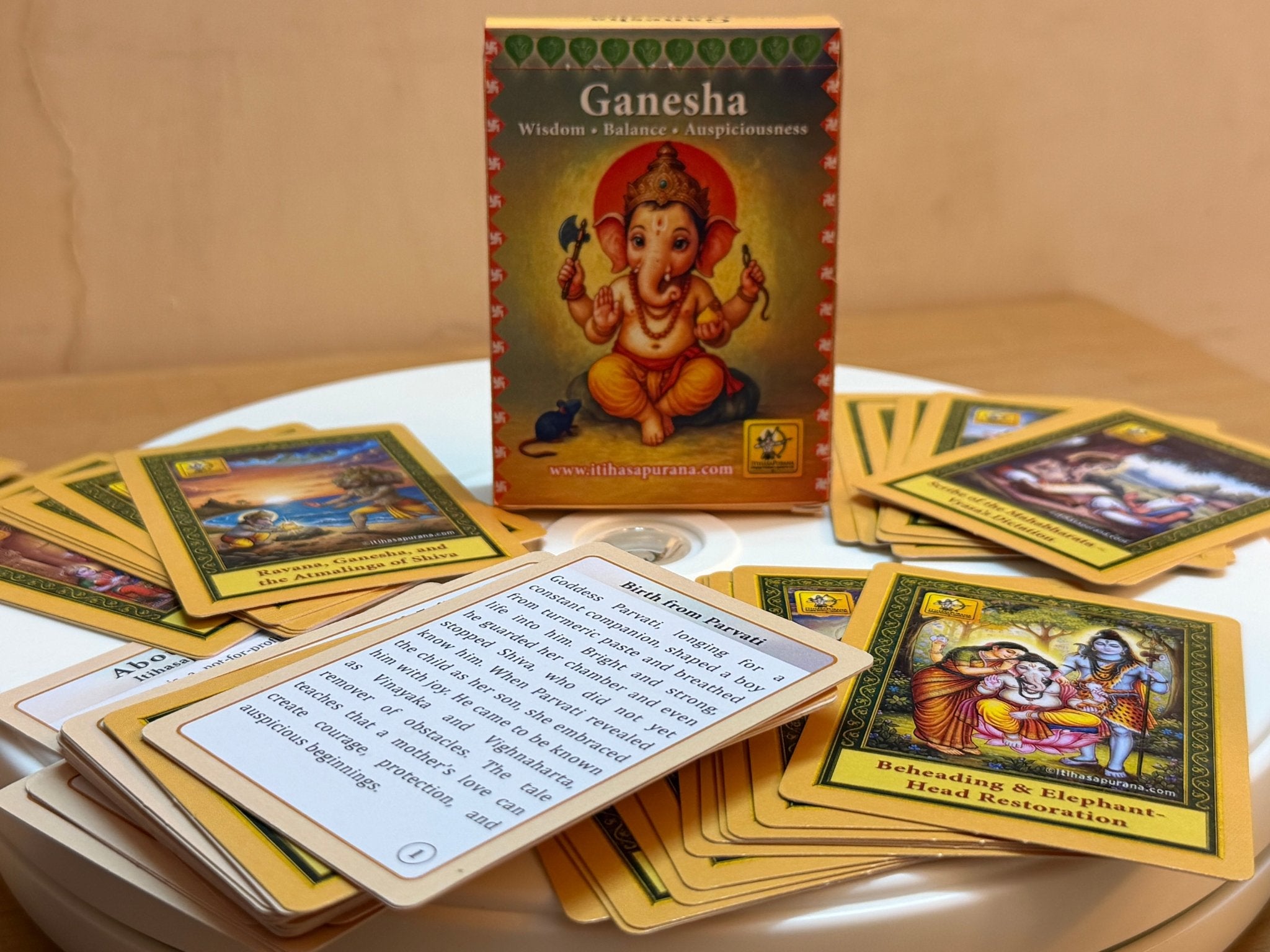 Ganesha Flashcards - Itihasapurana