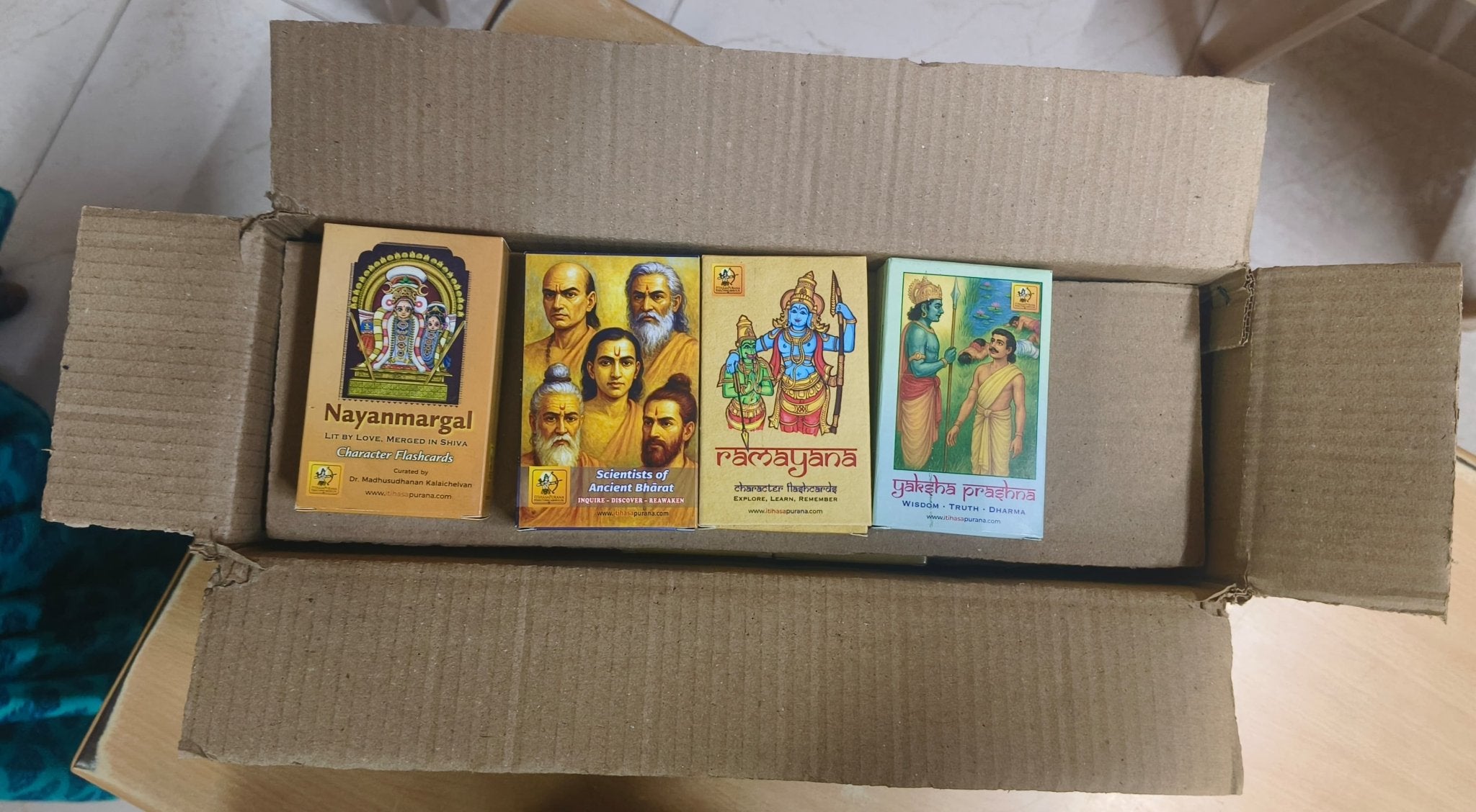 Festive Bundle of 20 - Ramayana, Yaksha Prashna, Nayanmargal and Scientists of Bharat - Each 5 - Itihasapurana