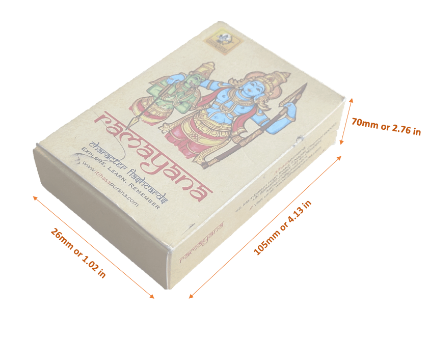 Ramayana Flashcards – 55 Illustrated Character Cards - Itihasapurana