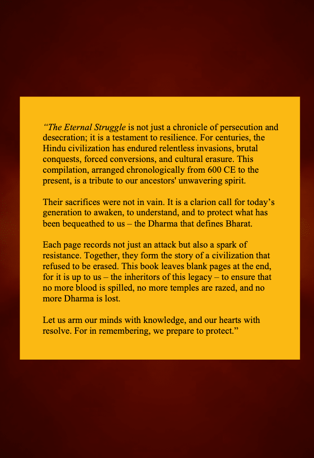 The Eternal Struggle: Hindu Civilization Through Siege and Survival - Itihasapurana